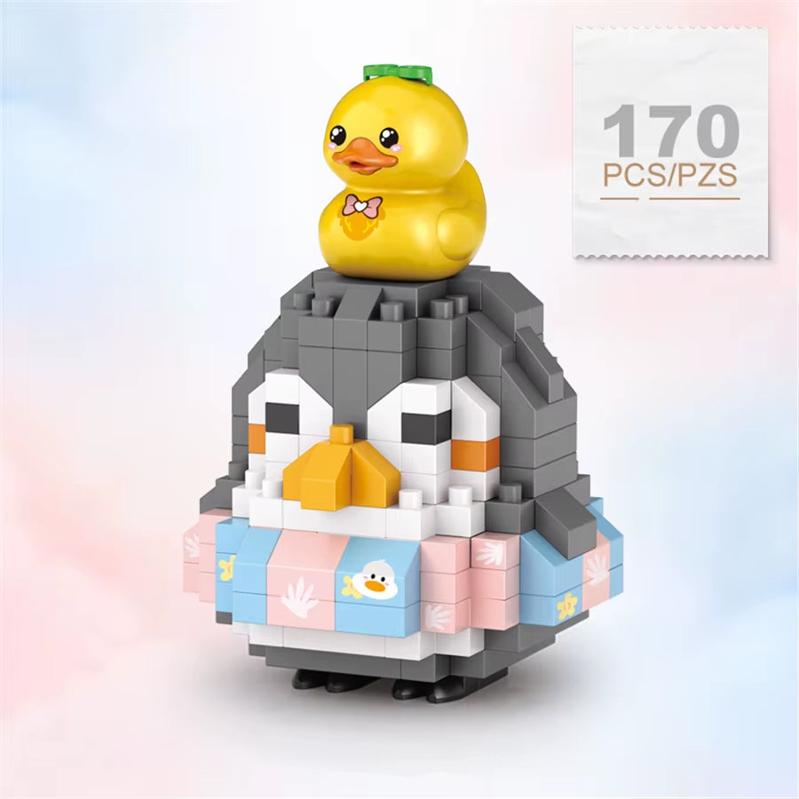 חיות מחמד קטנות-160 חלקי בניה קטנים ואיכותיים ליצירת מיני חיות מתוקות לגילאי +6