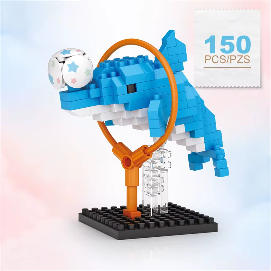 חיות מחמד קטנות-160 חלקי בניה קטנים ואיכותיים ליצירת מיני חיות מתוקות לגילאי +6